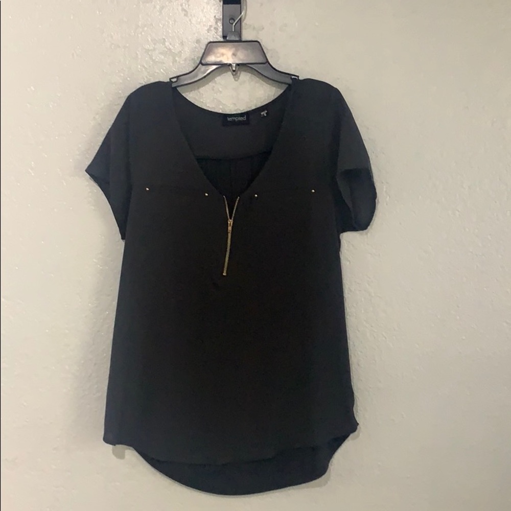 Dark Gray Blouse